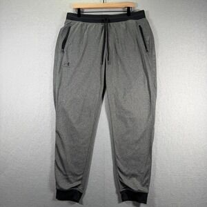 Under Armour Mens Gray Joggers Sweatpants XL Loose Fit‎ Training Gym